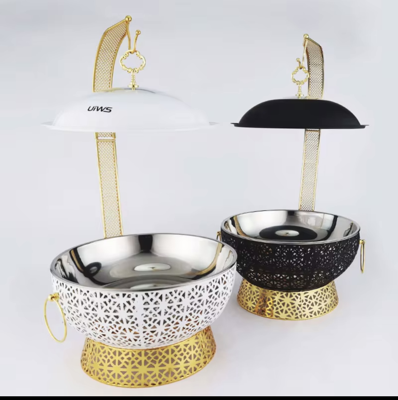 Black and White Buffet Dish