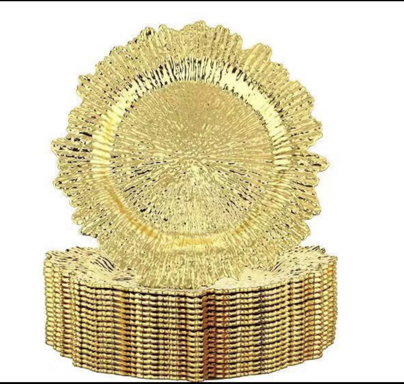 Gold Chargers